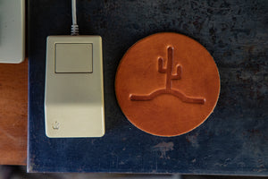 Cactus Leather Coasters