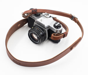 Vagabond Camera Strap // Medium Brown