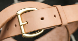 Keeper Brass Belt 1.25" RAW
