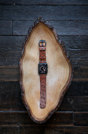 Southwest Apple Watch Strap Medium Brown