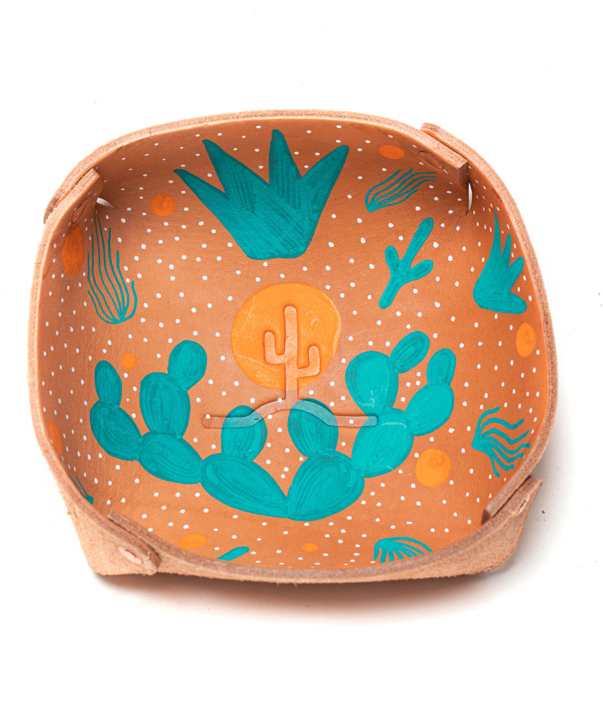 Flying Cactus Catch // Handpainted Southwest