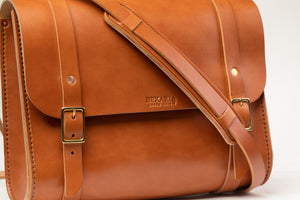 Porter Satchel // Tan Bridle