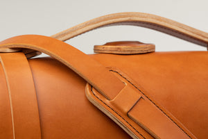 Porter Satchel // Tan Bridle