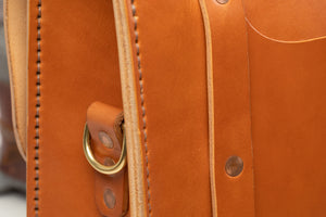 Porter Satchel // Tan Bridle