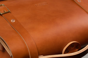 Porter Satchel // Tan Bridle