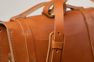 Porter Satchel // Tan Bridle