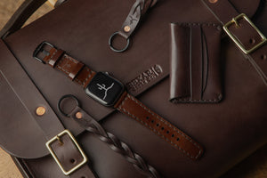 Chocolate Cordovan - Apple Watch Strap Explorer