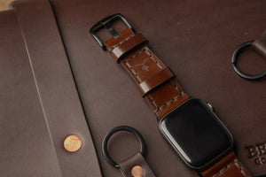 Chocolate Cordovan - Apple Watch Strap Explorer