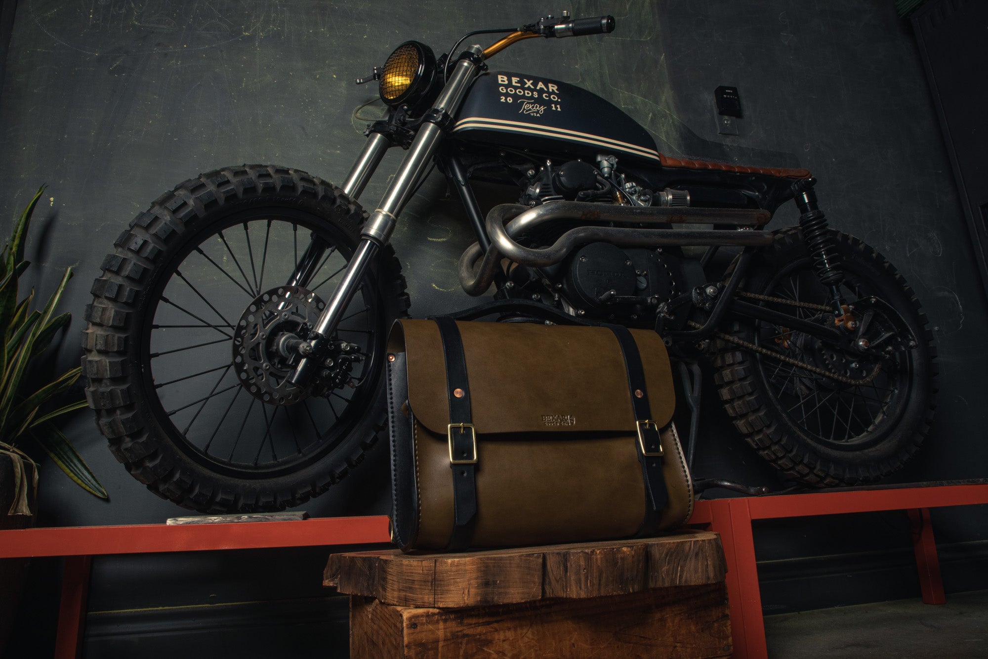 Porter Satchel // Olive + Black