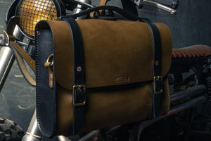 Porter Satchel // Olive + Black
