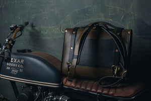 Porter Satchel // Olive + Black