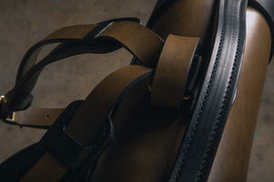 Porter Satchel // Olive + Black