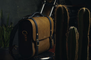 Porter Satchel // Olive + Black