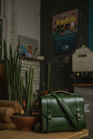 Porter Satchel // Green