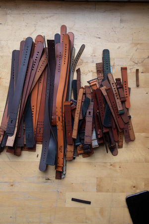 Lot #4 Leather Watch Straps not sewn