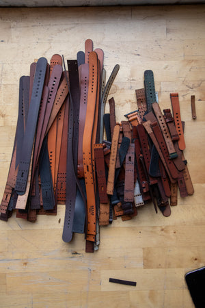 Lot #4 Leather Watch Straps not sewn