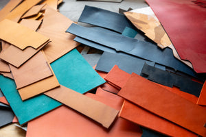 Lot #6 Color leather scrap