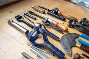 Lot #22 leather tools