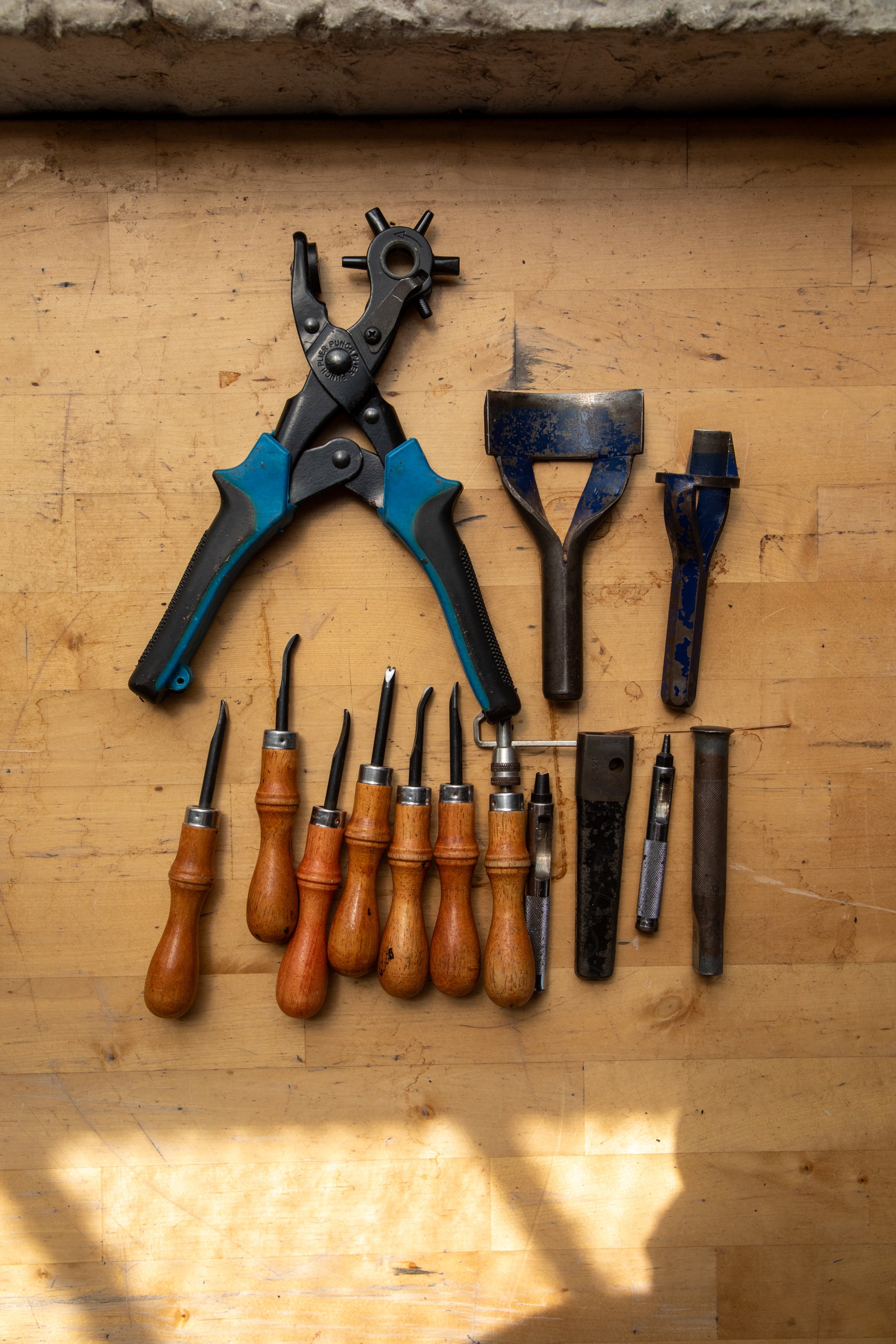 Lot #31 leather tools