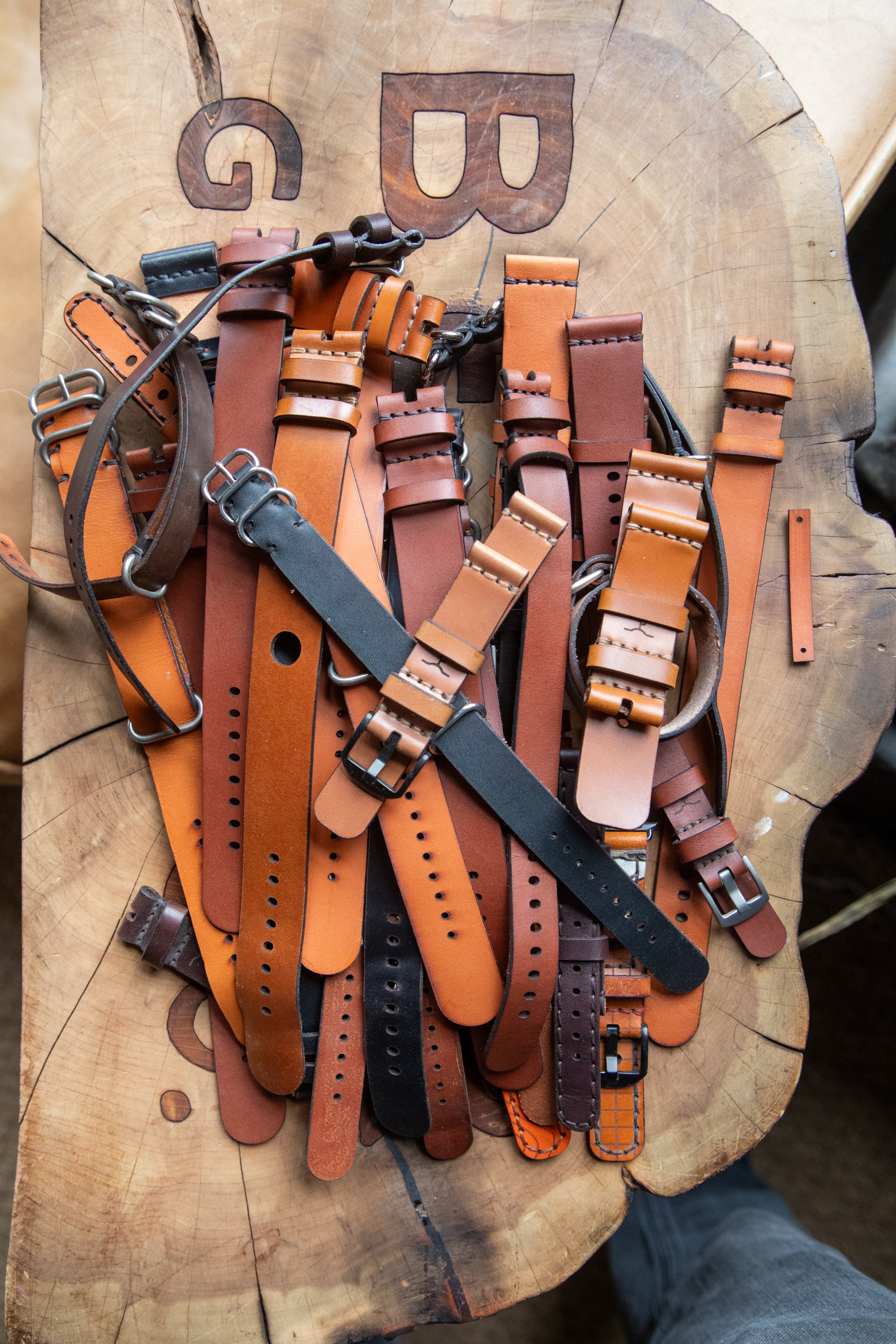 Lot #43 Sewn watch straps