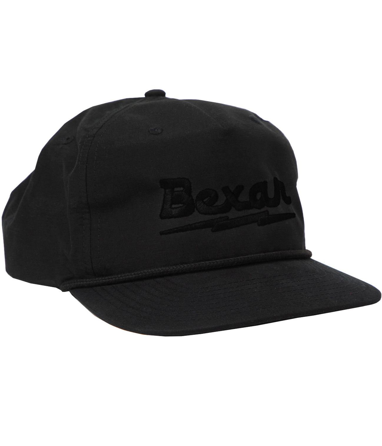 Bexar Cap // Black / Black Bolt