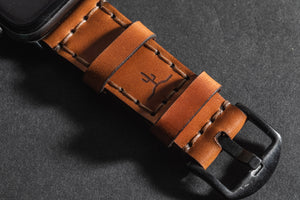 Apple Watch Strap Explore Whiskey Cordovan