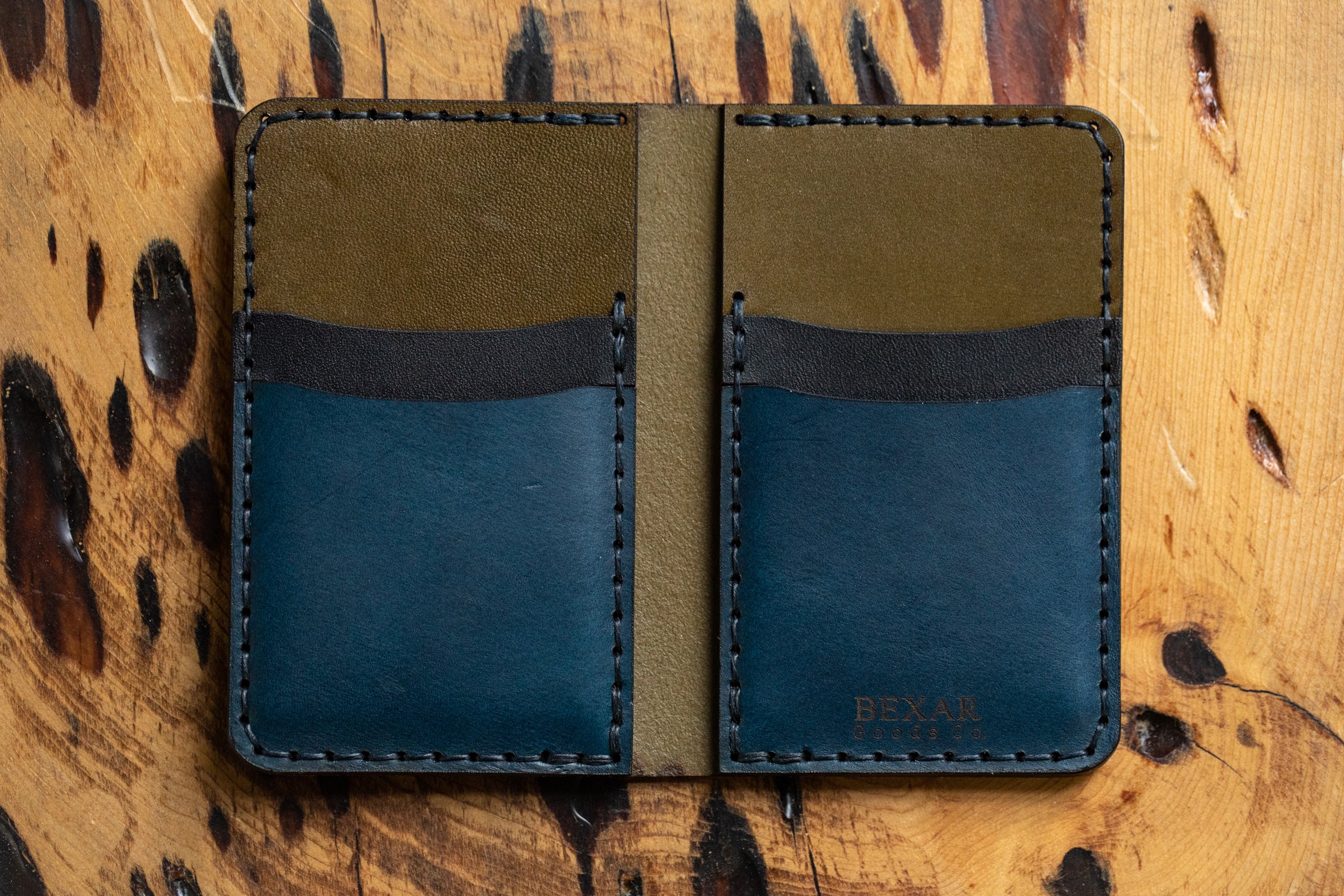 Bexar Goods Co Vertical Card Wallet