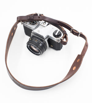 Vagabond Camera Strap // Dark Brown