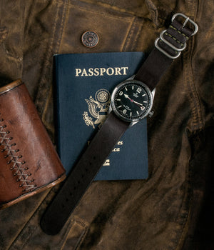 Simple NATO Watch Strap-Dark Brown
