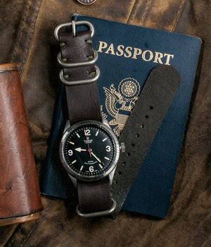 NATO Watch Strap Dark Brown