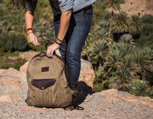 LAND Pack // Waxed Canvas Backpack