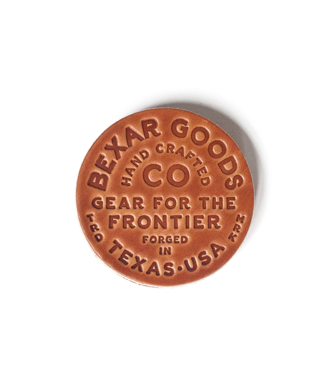 Gear for the Frontier Leather Coasters