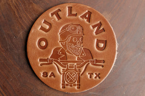 Outland Moto Leather Coasters