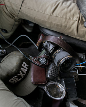 Vagabond Camera Strap // Dark Brown