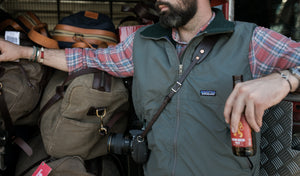 Vagabond Camera Strap // Dark Brown