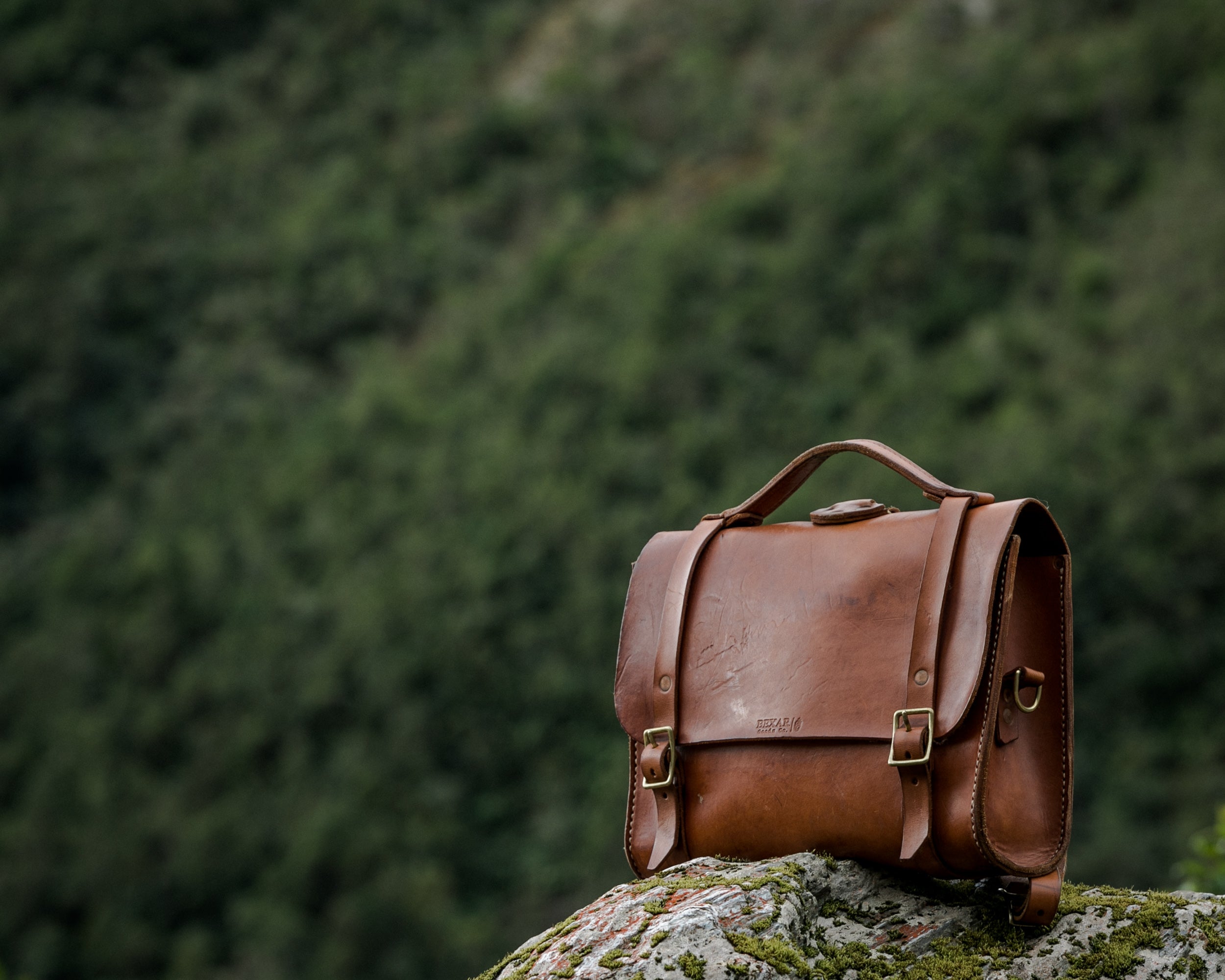 The Leather Satchel Co. Landscape Leather Tote Bag