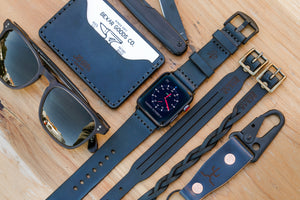 Cordovan Cuff // Indigo Blue