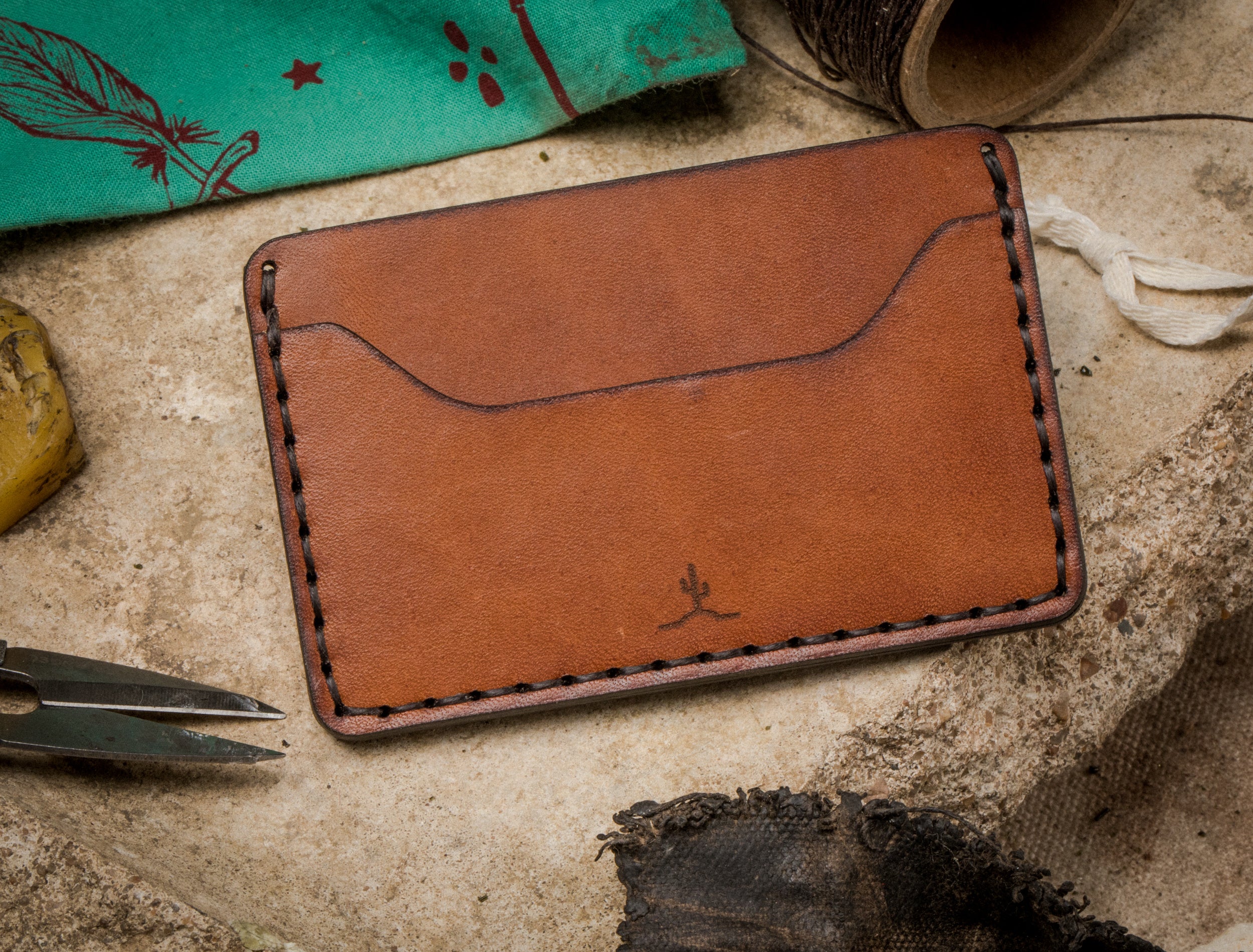 Bexar Goods Co Vertical Card Wallet