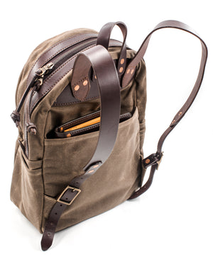 LAND Pack // Waxed Canvas Backpack