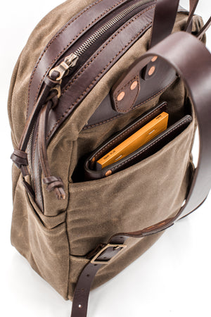 LAND Pack // Waxed Canvas Backpack