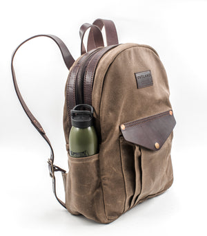 LAND Pack // Waxed Canvas Backpack