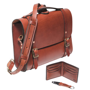 Porter Satchel // Medium Brown