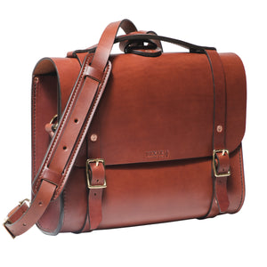 Porter Satchel // Medium Brown