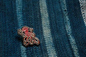 Cephalopod Enamel Lapel Pin