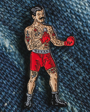 Boxing Enamel Lapel Pin - Bexar Goods