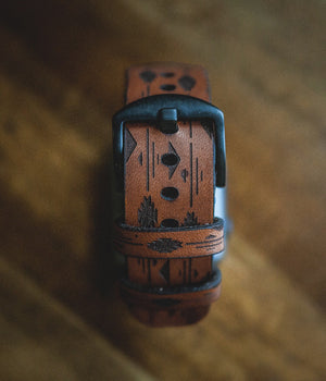 Southwest Apple Watch Strap Medium Brown