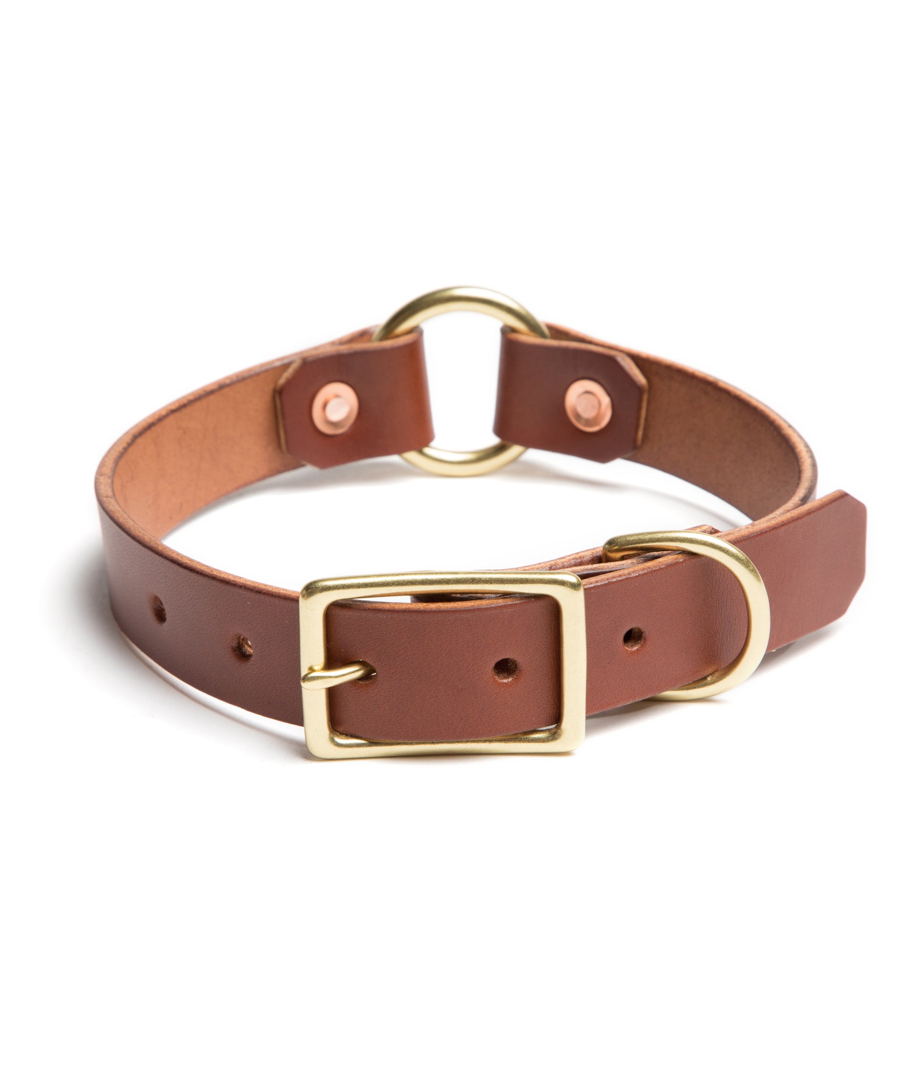 Country Dog Collar // Medium Brown