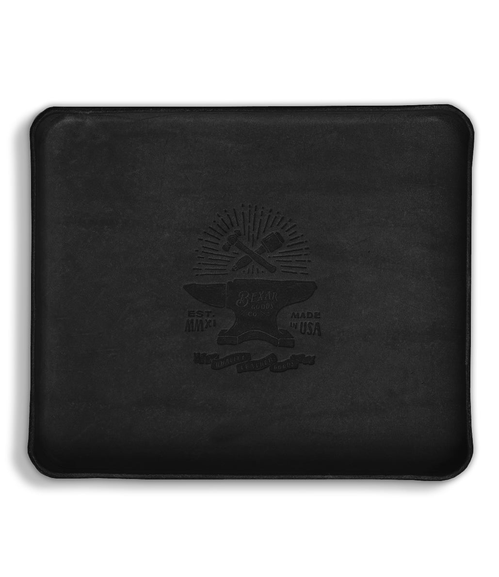 Handcrafted Anvil Valet Tray Black