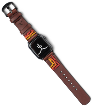 Apple Watch Strap // Medium Brown Bolt