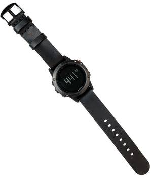 Garmin Fenix NATO Strap // Black Cordovan